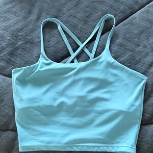 Chic Light Blue Strappy Bandeau